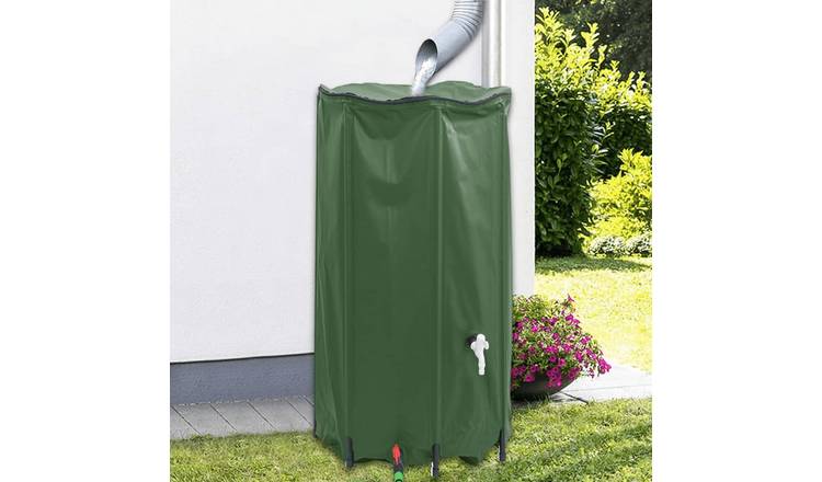 Walplus PVC Water Container with Tap Foldable 380 L - Green - 70 x 100 cm