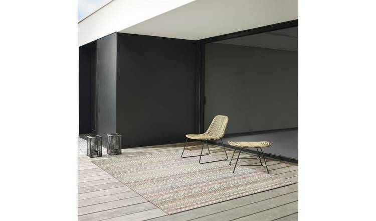 Mega Flooring Multi Modern Plain Rug - 80 x 150cm