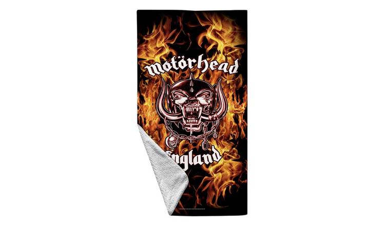 Motorhead England Fire Beach Towel - Junior