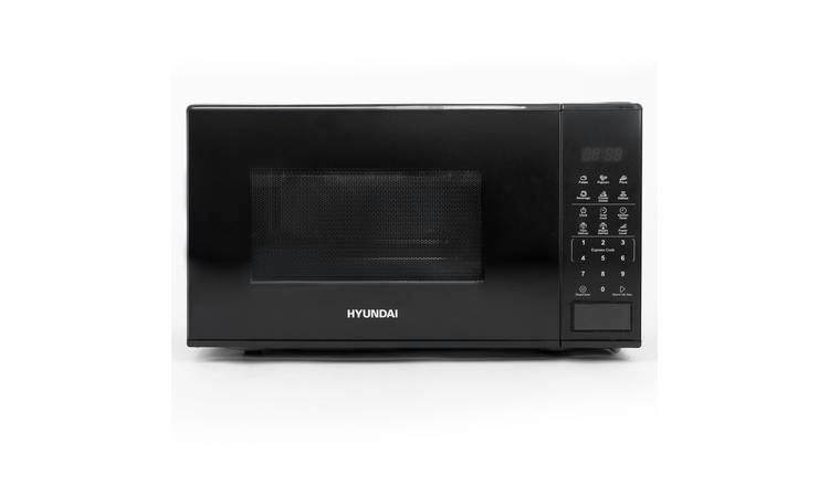 Hyundai 800W 20L Digital Solo Microwave - Black