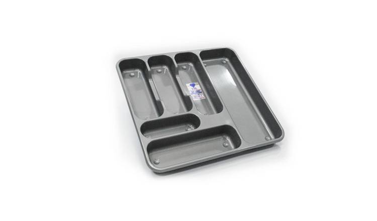 TML Large Cutlery Tray - Silver