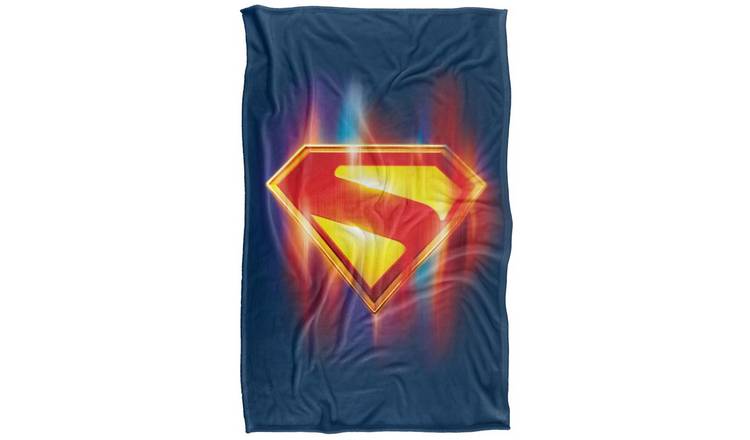 Superman 2025 Glow Logo Soft Touch Blanket - 147cm x 91cm