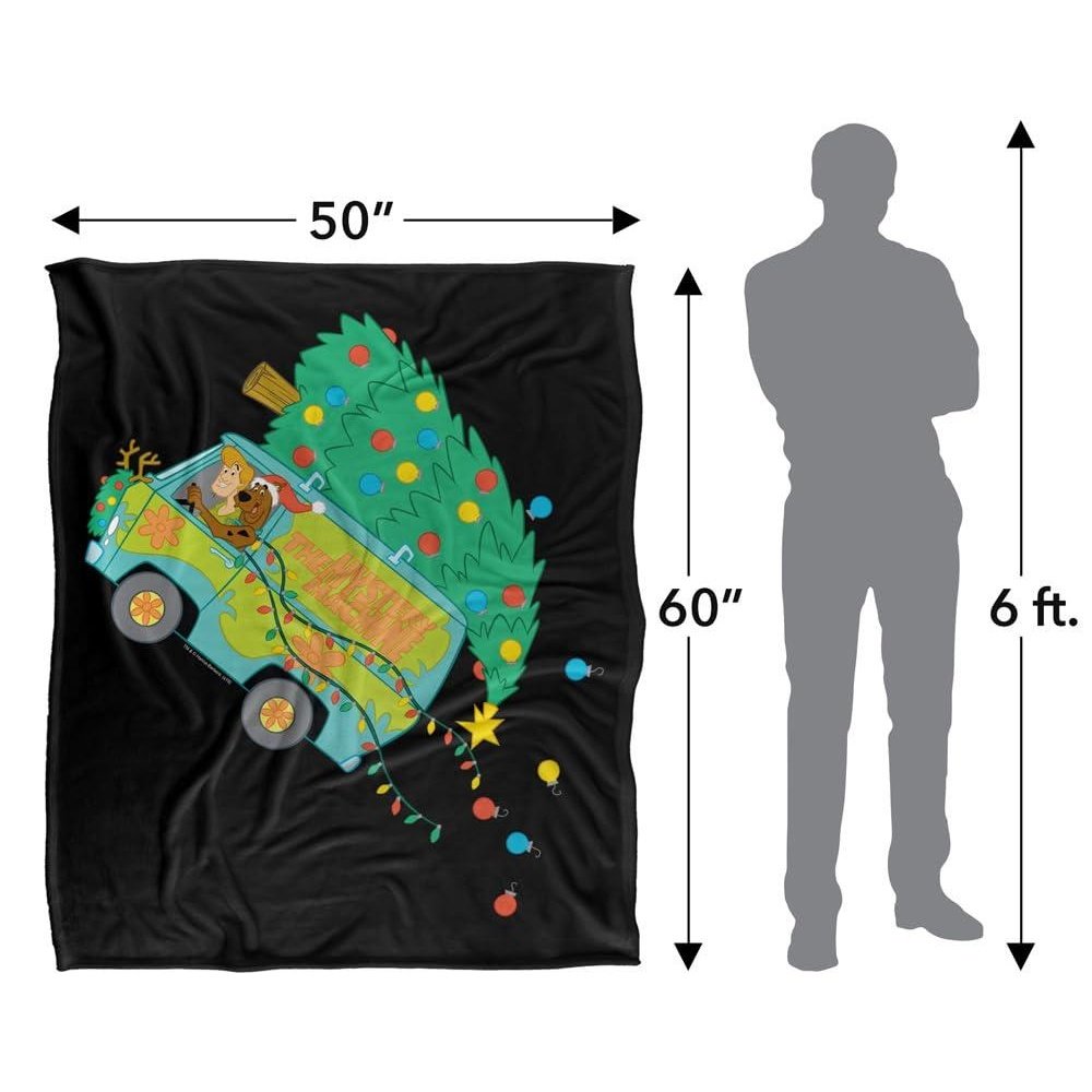 Scooby Doo The Mystery Machine Soft Touch Christmas Blanket - 147cm x 91cm - Image 4