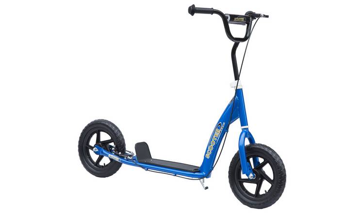 HOMCOM 5 to 12 Years 12 Inch Adjustable Kick Scooter – Blue