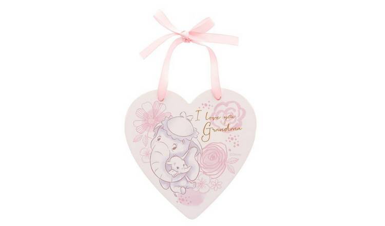 Disney Dumbo Magical Beginnings 'I Love You Grandma' Plaque - Pink