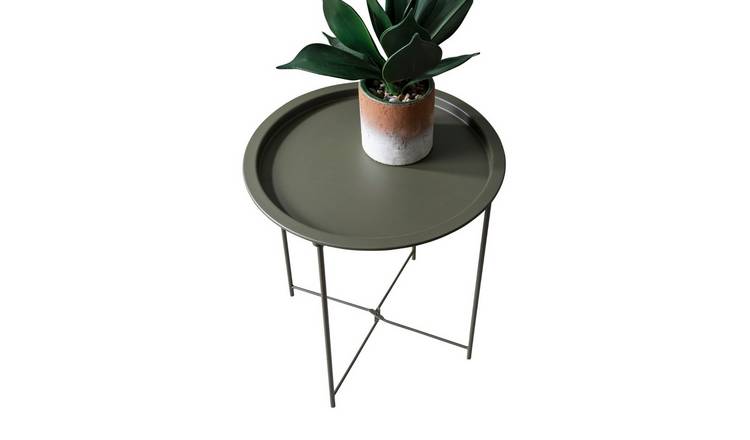 Noa & Nani Outdoor Bistro Garden Tray Table - Olive Green