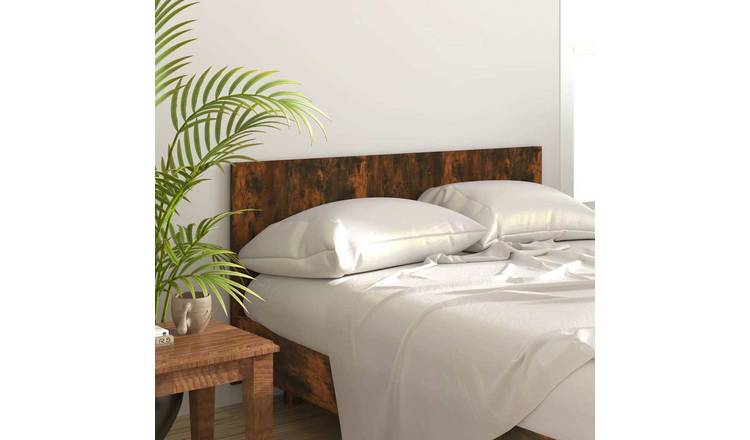 Walplus Engineered Wood Bed Headboard - Dark Oak - 160 x 1.5 x 80 cm