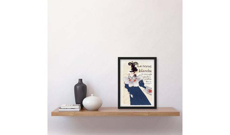 Toulouse Lautrec La Revue Blanche Advert Framed Art Print - A4
