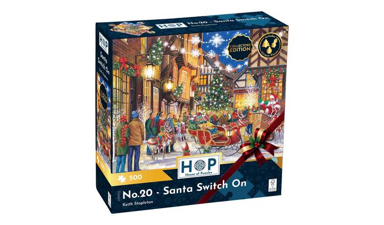 The House of Puzzles No.20 - Santa Switch On 500 Piece Jigsaw Puzzle