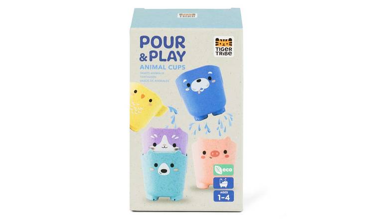 Tiger Tribe Pour & Play - Animal Cups - 12 Months +