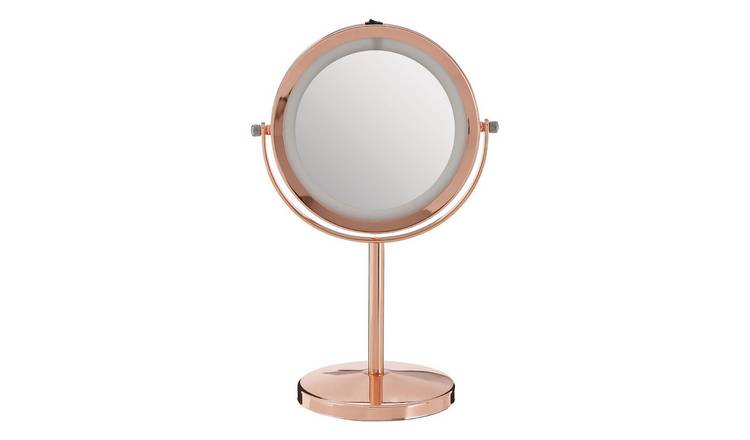 Orsina Clara Rose LED Table Mirror – Gold