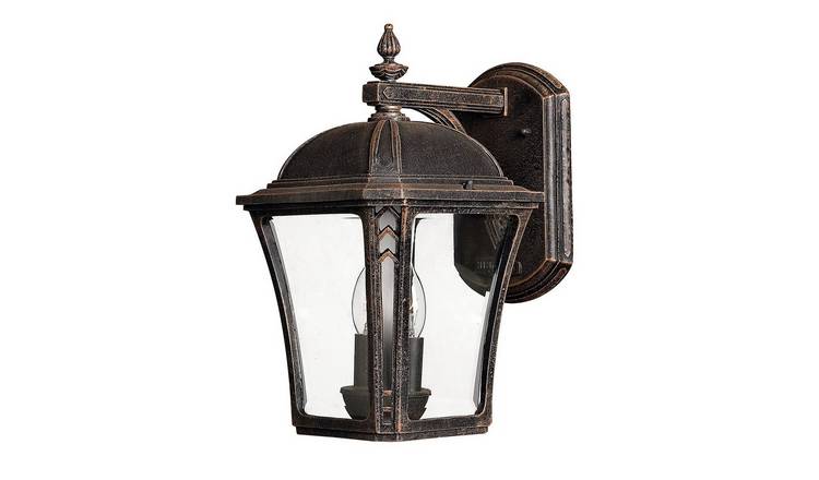 Elstead Wabash 2 Arm Wall Light - Mocha