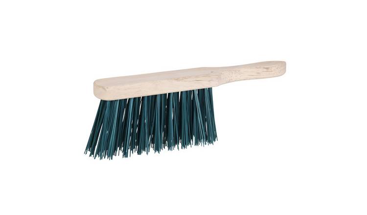 Charles Bentley 11" Stiff Garden Maintenance Synthetic Hand Brush - Green