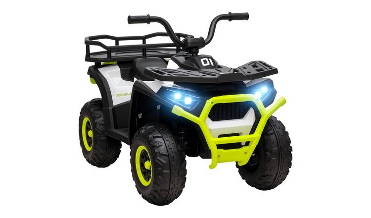 AIYAPLAY 12V Age 3 to 5 Years Suspension Electric Ride On Quad Bike – Green