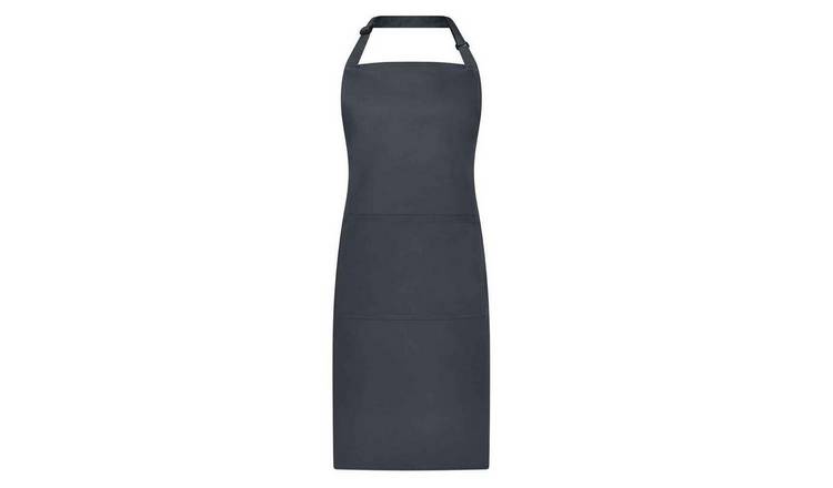 Brand Lab Bibbed Full Apron - Charcoal