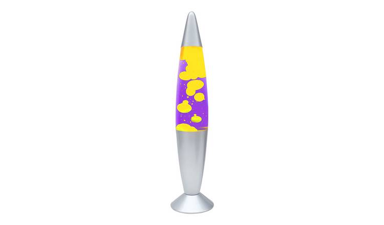 Global Gizmos Lava Lamp - Purple & Yellow