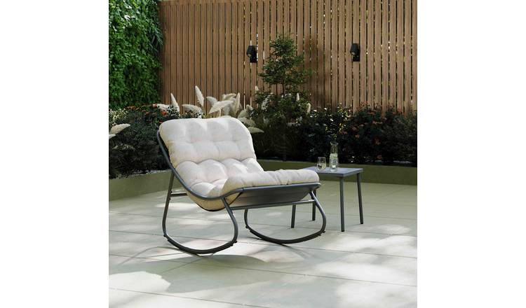 Charles Bentley Porto Rocking Chair - Anthracite