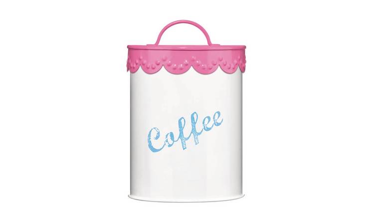 Orsina Lace Coffee Canister – Pink