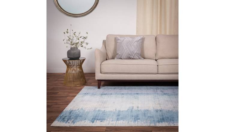 Mega Flooring Blue Modern Abstract Rug - 160 x 230cm