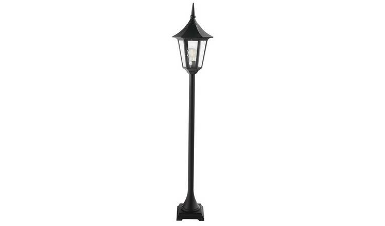 Elstead Valencia 126cm Bollard - Black