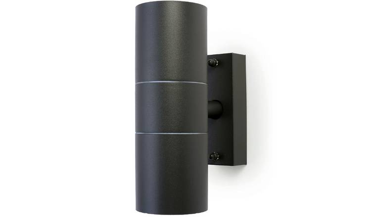 Loops Direct Steel Up and Down Wall Light - Anthracite
