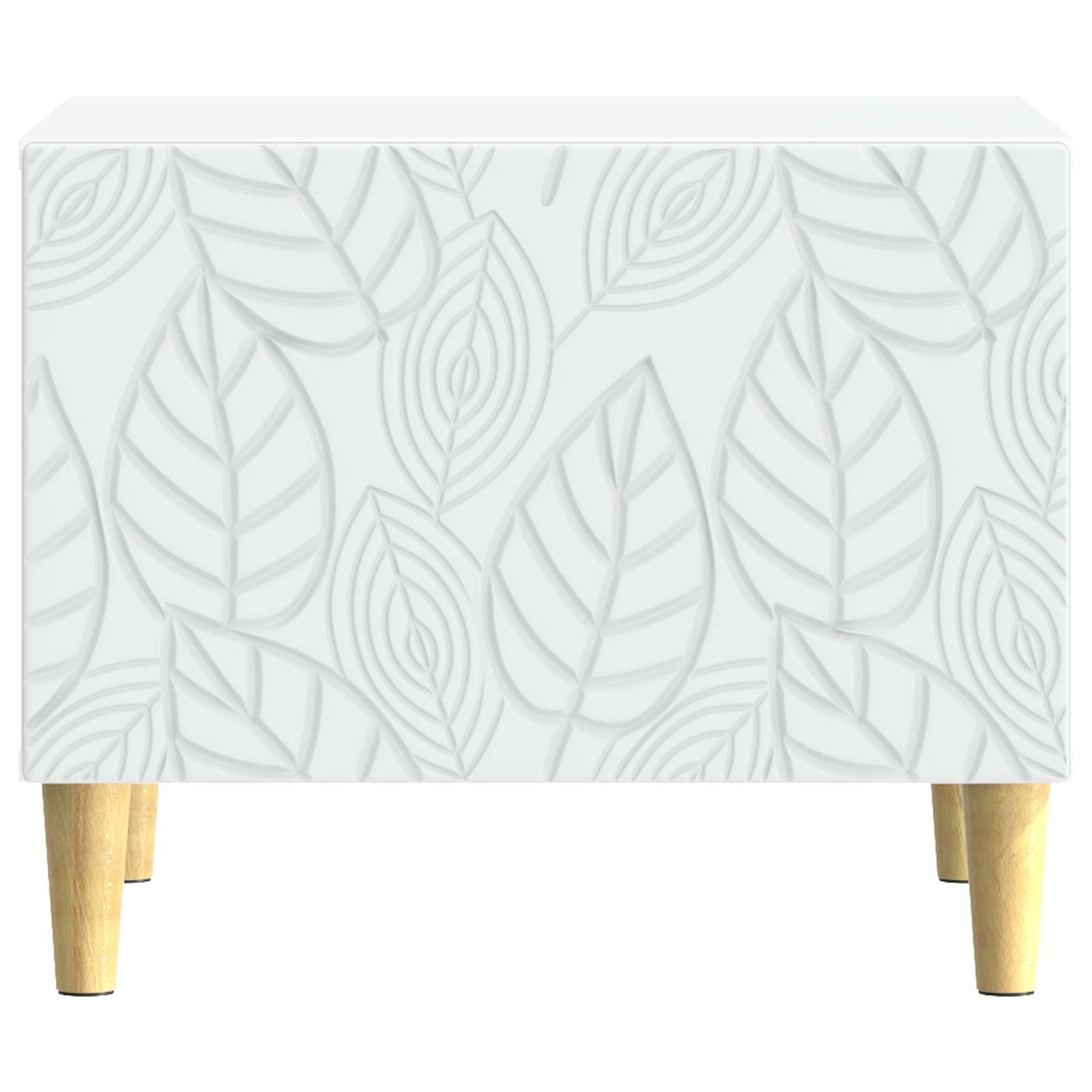 Walplus Engineered Wood Coffee Table - White - 50 x 49 x 40 cm - Image 3