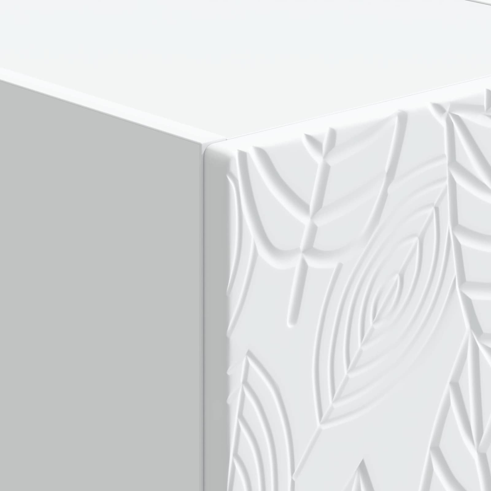 Walplus Engineered Wood Coffee Table - White - 50 x 49 x 40 cm - Image 6
