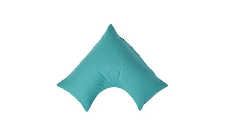Homescapes Egyptian Cotton V Shaped Pillowcase - Teal