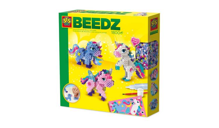 SES Creative Iron On Beads Unicorns Craft Set - Age 5+