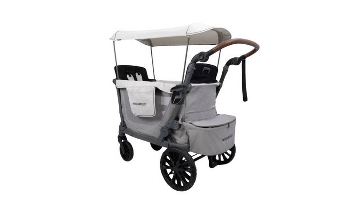 Wonderfold L2 Twin Stroller Wagon - Grey