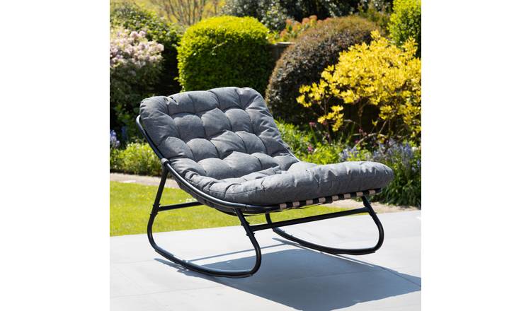 Artemis Home Solace Outdoor Rocking Chair - Dark Grey