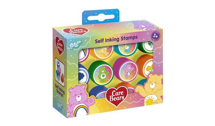 Totum Care Bears Self Inking Stamps Craft Stationery Activity Set - 12 Piece