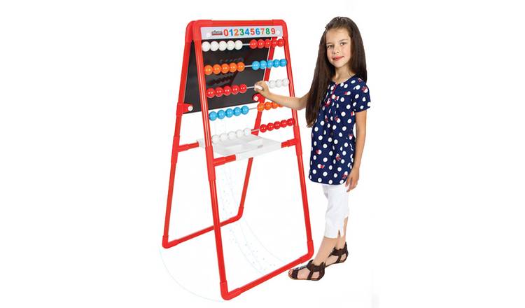 Pilsan Large Drawing Board with Abacus - Red