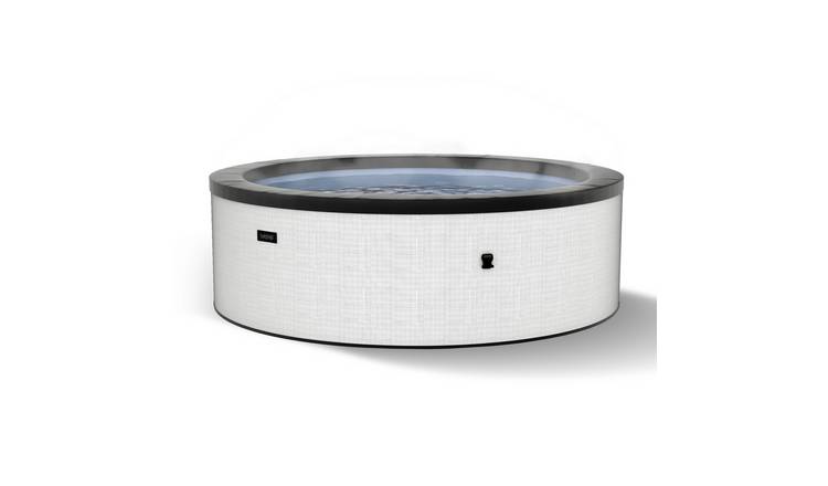 Wave Tahoe 6-Person Eco Foam Hot Tub with Integrated Heater - Pebble White