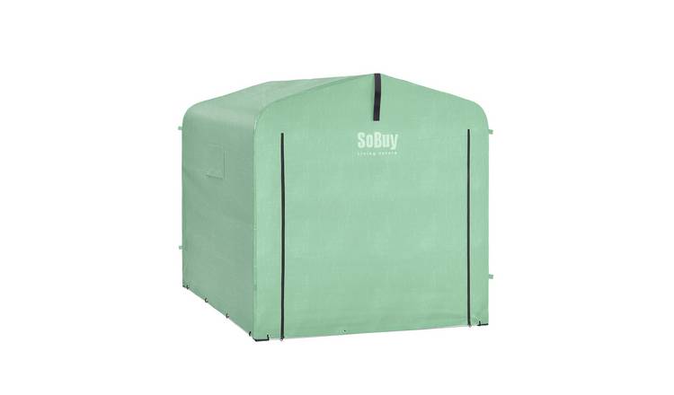 SoBuy 1 Door Outdoor Bike Shed - Green