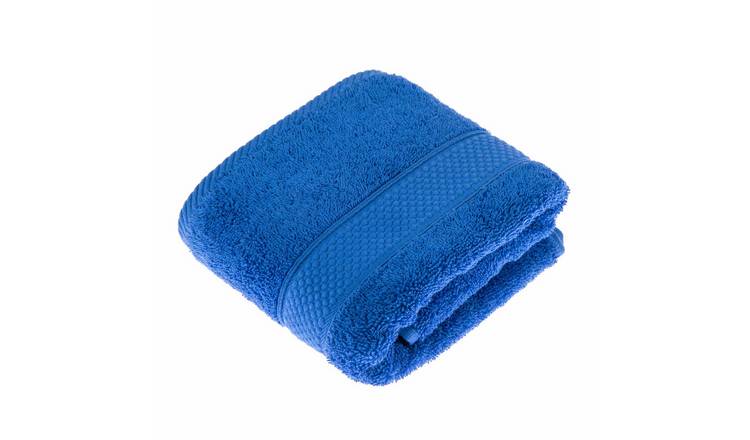 Homescapes Turkish Cotton Hand Towel - Fiesta Blue