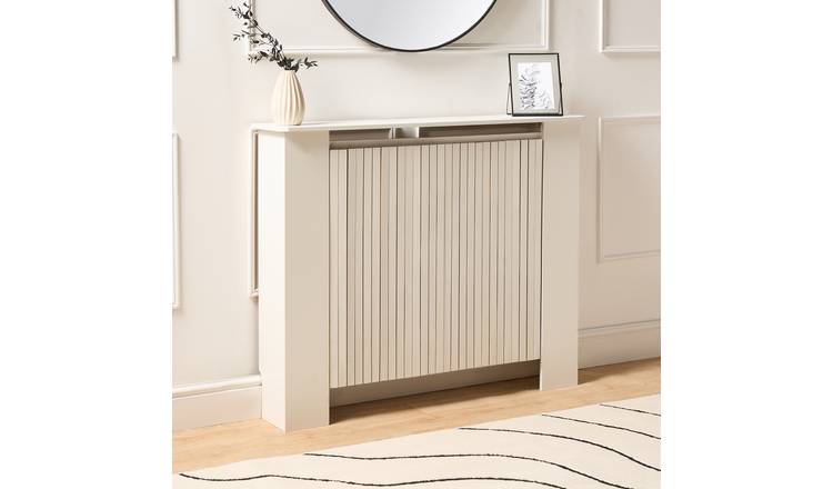 OHS Ribbed Radiator Cover - White - Medium
