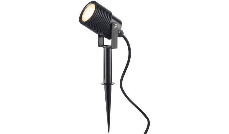 Loops Direct Polycarbonate Spike Light LED GU10 - Black