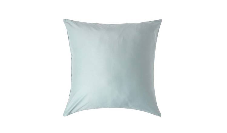 Homescapes Organic Egyptian Cotton Pillowcase - 80 x 80 cm - Duck Egg
