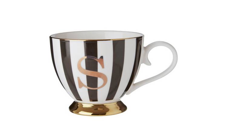Orsina Duchess S Monogram Mug – Black and White