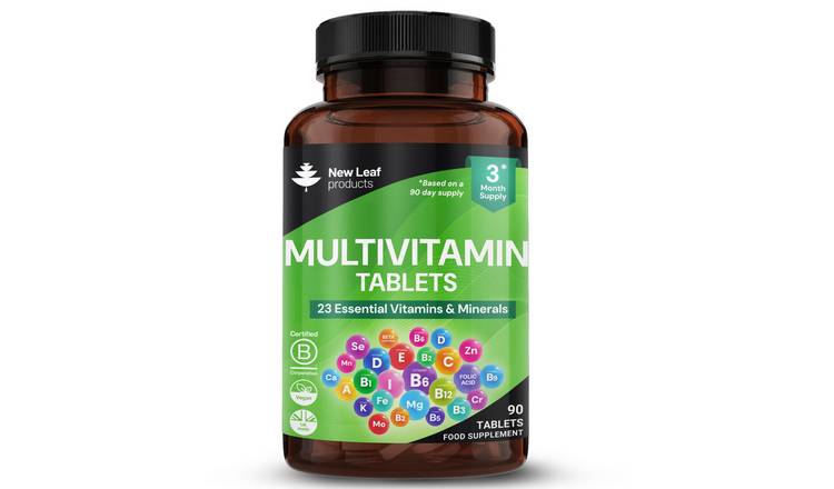 New Leaf Multivitamin 23 Essential Multi Vitamins & Minerals - 90 Tablets