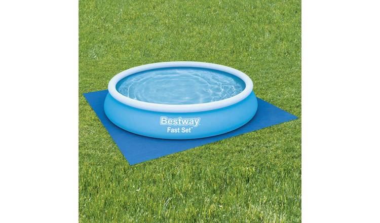 Walplus Polyethylene Pool Ground Cloth - Blue - 396 x 396 cm