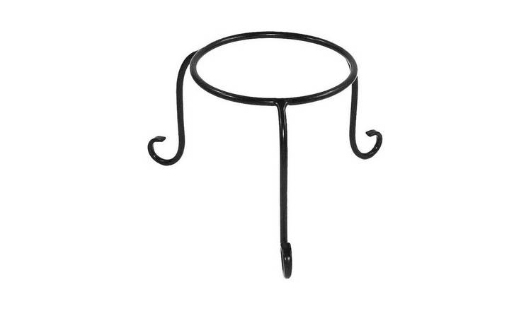 Garden Pride 8" Flower Pot Ring - Black