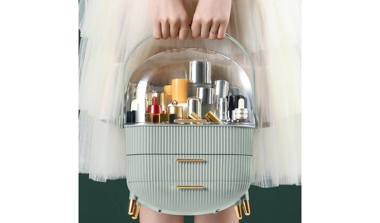 Neo Three Layer Cosmetic Makeup Organiser - Mint