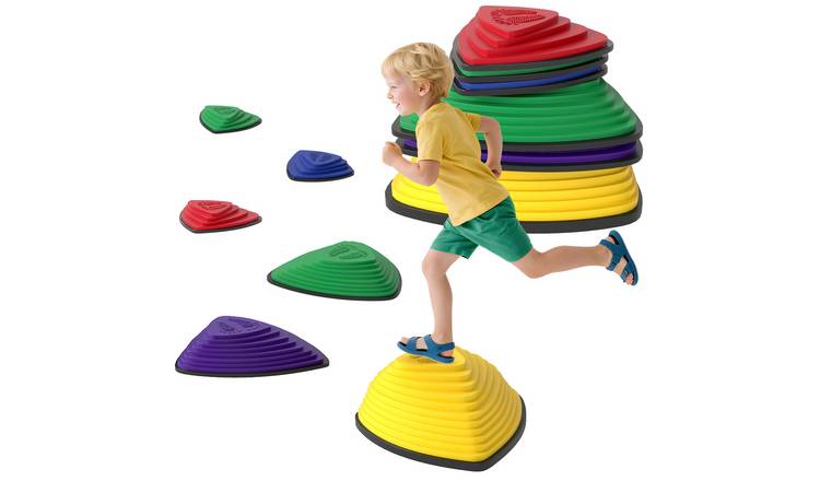 AIYAPLAY 6 Piece Kids NonSlip Wrapping Strips Stackable Stepping Stones