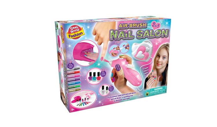 Small World Toys Air Brush Nail Salon Craft Set