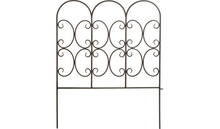 Primrose Triple Arch Garden Edging - Black 60cm