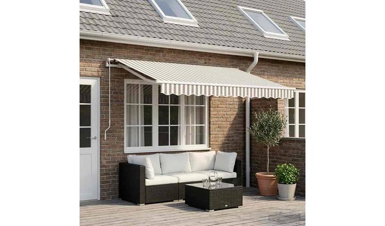 Walplus Polyester Awning Replacement Fabric - 400 x 300 cm