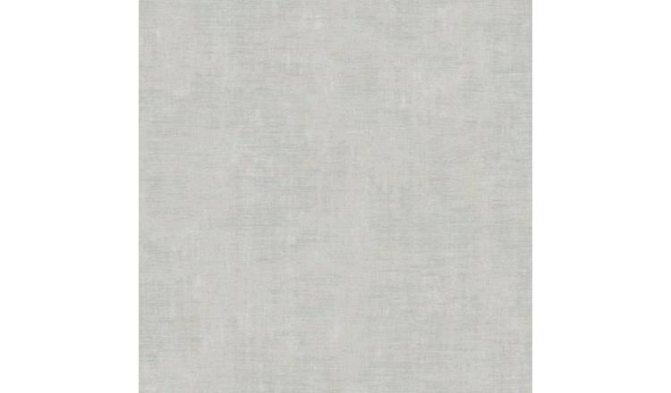 World Of Wallpaper Linen Heavyweight Vinyl Textured Wallpaper - Grey