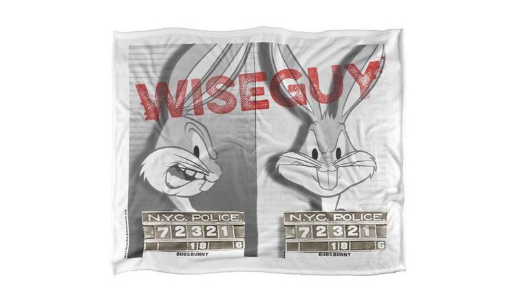 Looney Tunes Bugs Bunny Wise Guy Soft Touch Blanket - 152cm x 127cm